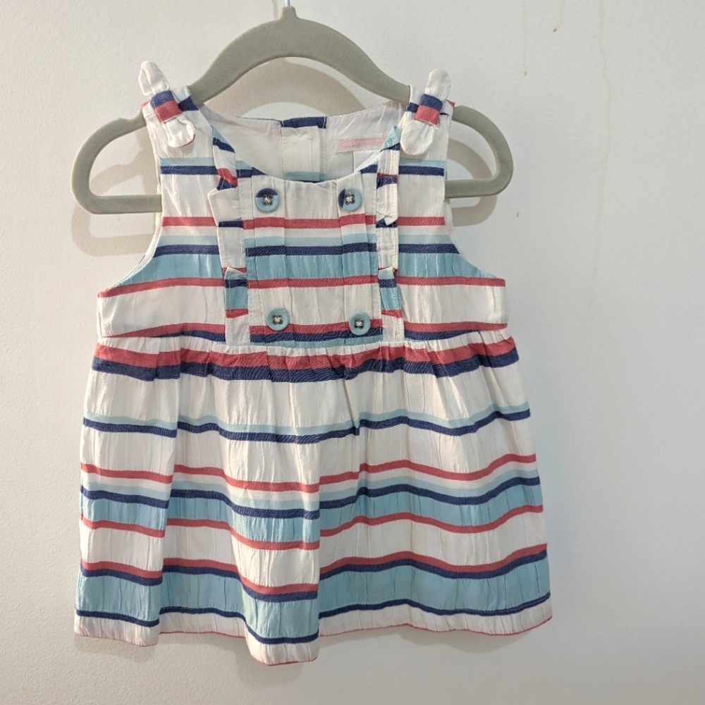 Janie & Jack Top Red White Blue